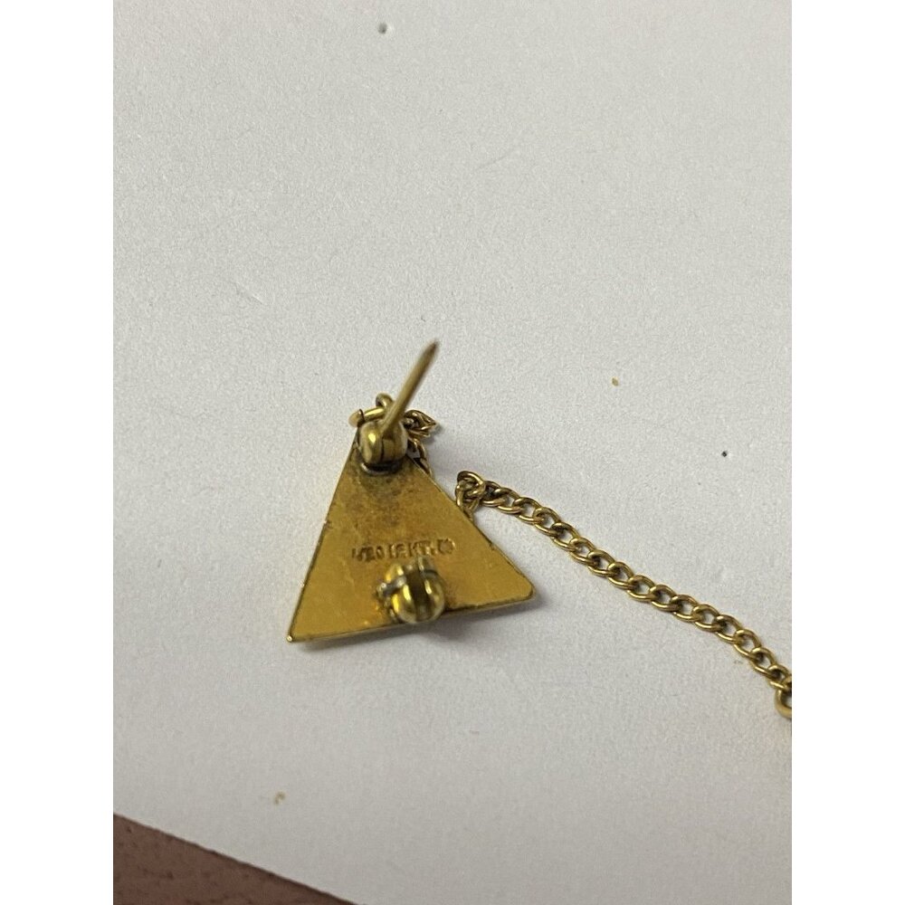Masonic Job's Daughters Member Pin IYOB FILIAE Jobs Gold Filled - Picture 4 of 8